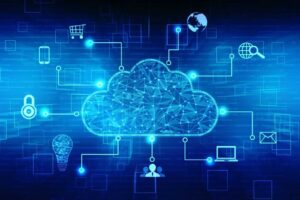 2d Illustration Of Cloud Computing By Blackboard Via Shutterstock
